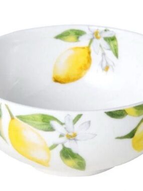 MIKASA Lemons Dinnerware, Set of 4 Small Bowls.